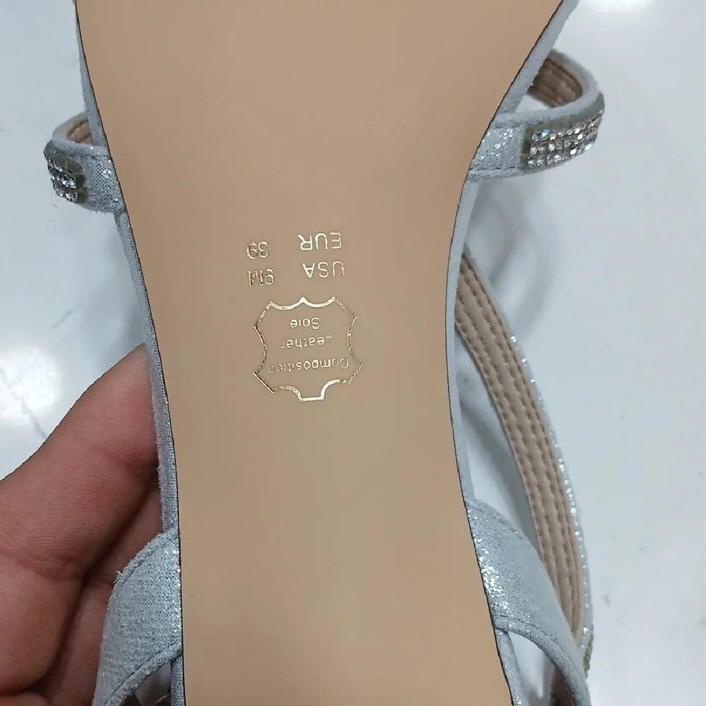 Nina Silver Strappy Women's Sandals